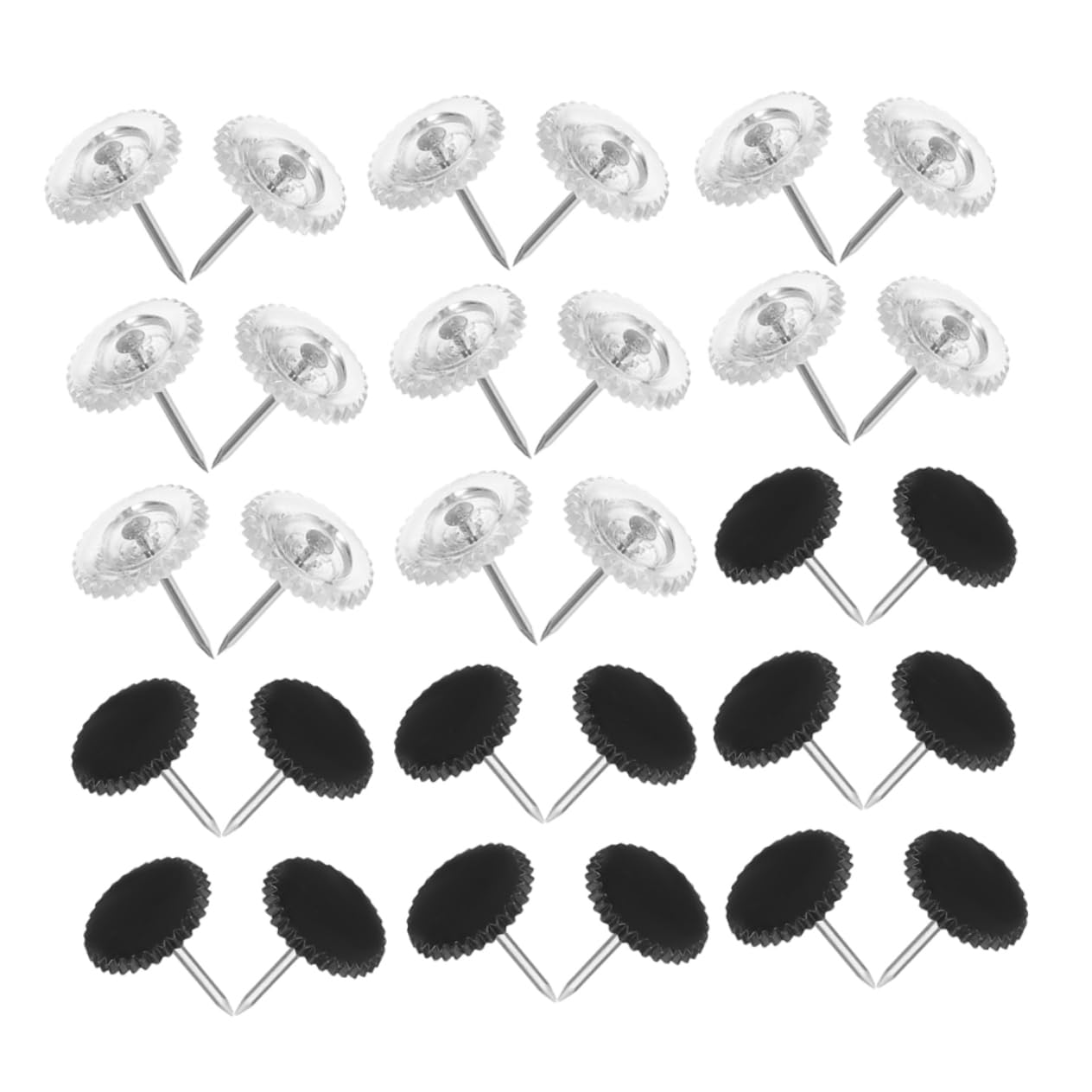 HOMSFOU 800piezas Chinchetas Transparentes para Corcho Pinchos De Oficina y Manualidades para Tableros De Anuncios y Decoración De Paredes