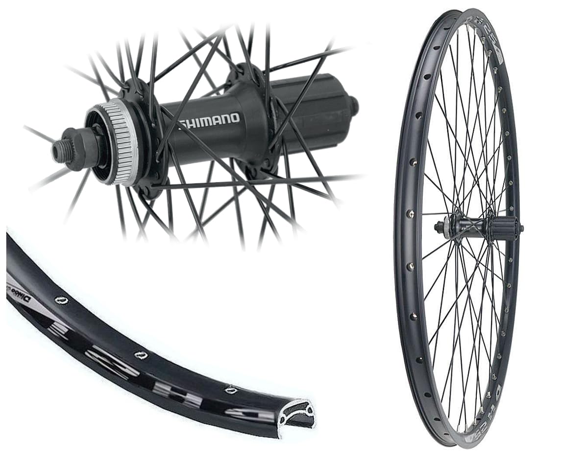 28 Zoll Hinterrad Shimano Disc Centerlock QC300 MTB 21-622 | 8/9/10 Fach, Hohlkammerfelge, Bärwinkels