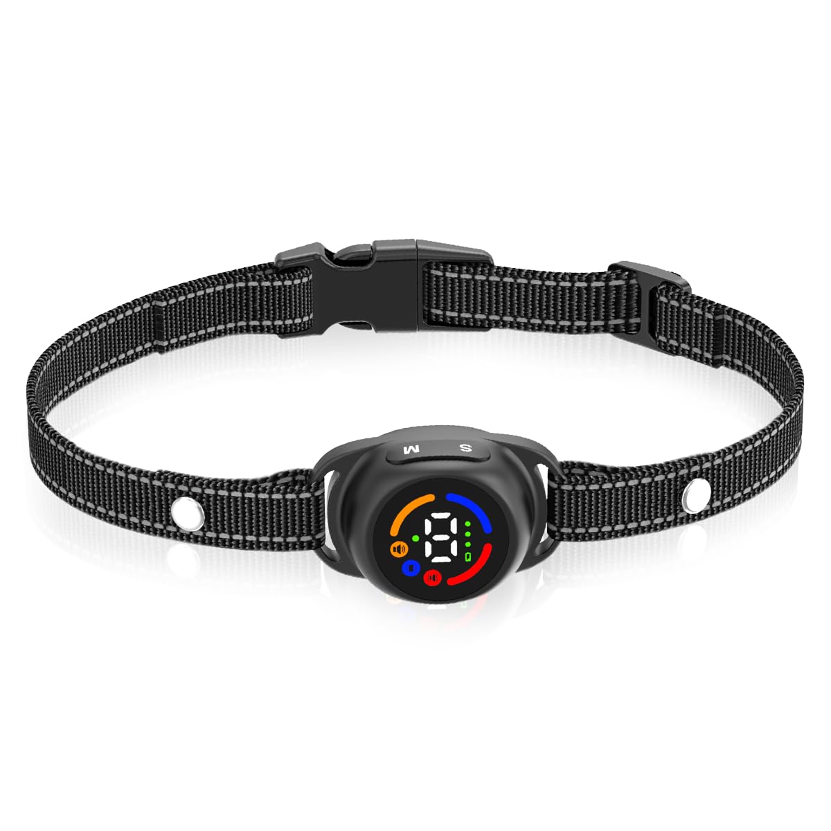 AutoSky Pets Anti-bark Collar, Friendly to Dogs with Beep, Vibration and Beep with Vibration Modes only. No Shock bark Collar ensures Effective Training Without Shocks.