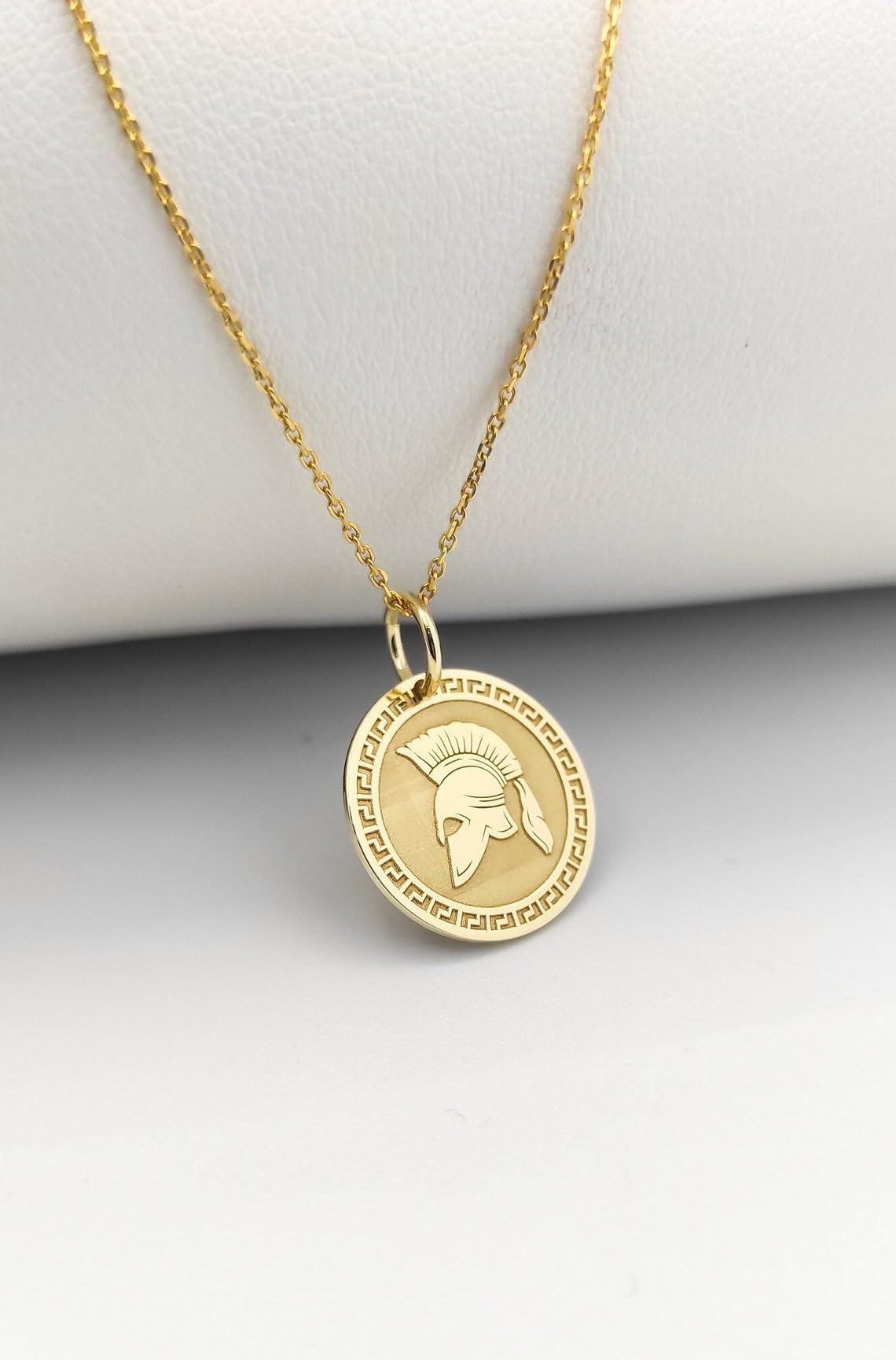 Collana con ciondolo a forma di elmo spartano |WW_NLC_00039