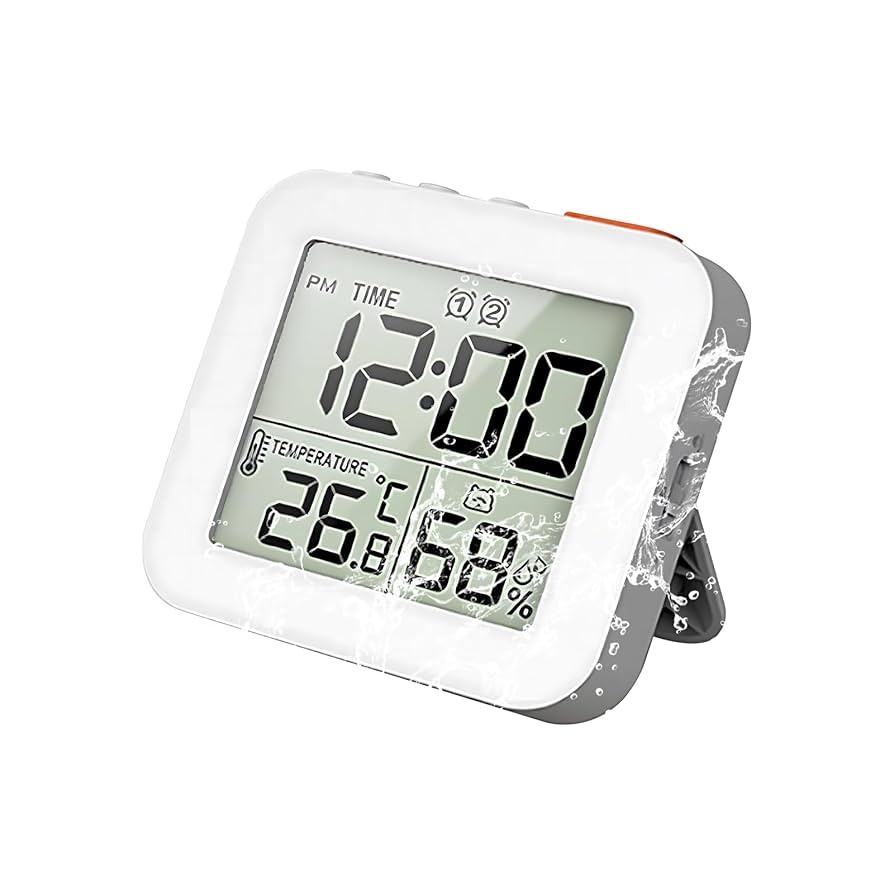 デジタルクロック RK14-895PZ 見やすい!クロックラジオ 1個 アンドー