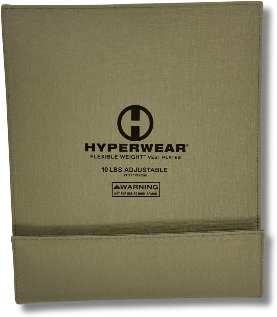 HYPERWEAR FlexLoad™ Adjustable Rucking Plates – Flexible, Low-Profile Weight System for Rucking Backpacks & Weighted Training