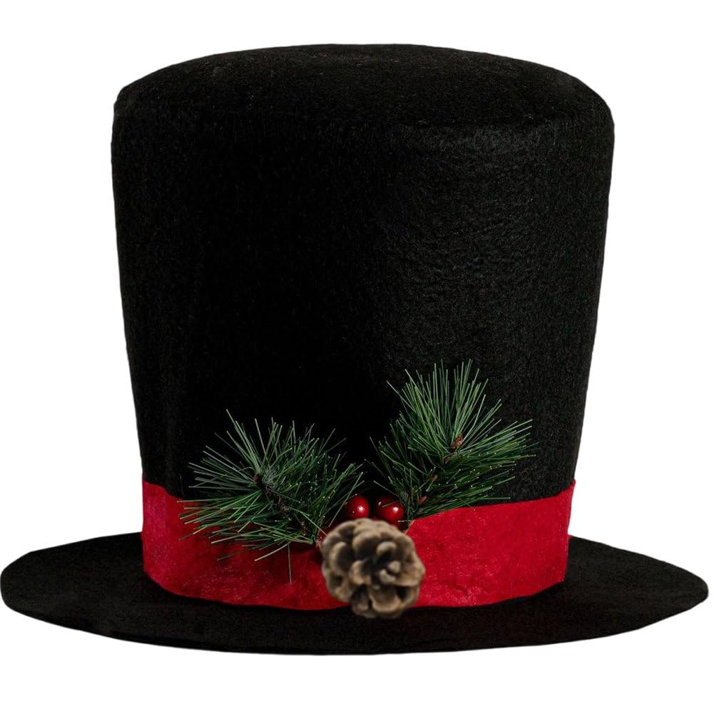 Gorro de Papá Noel para punta de árbol Dinntty, adorno versátil para escritorio y hogar