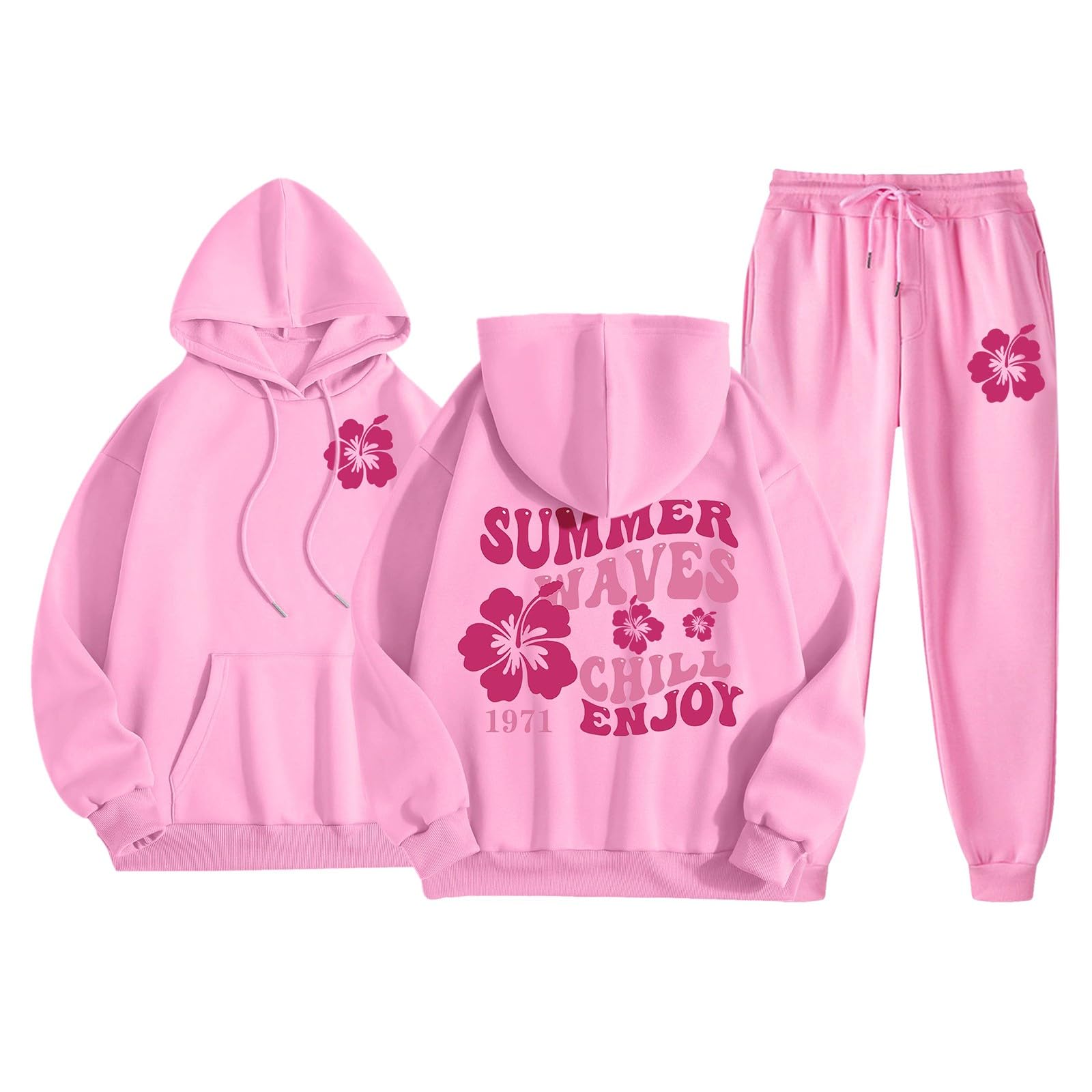 Set Hooded Sweater en Jogger Casual Lange Mouwen Hoodies Set Hooded Sweater en Jogger Casual Lange Mouwen Hoodies