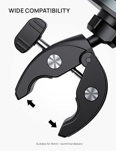 Miniatura 6 de Lamicall Soporte de teléfono All Lock Scooter, motocicleta, bicicleta, bicicleta eléctrica, necesita trabajar con funda de bolsa de aire con bloqueo