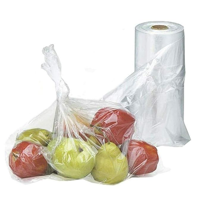 Buy JKG® 2 x 100 Large Food and Fridge Freezer Bags Rolls with TIE