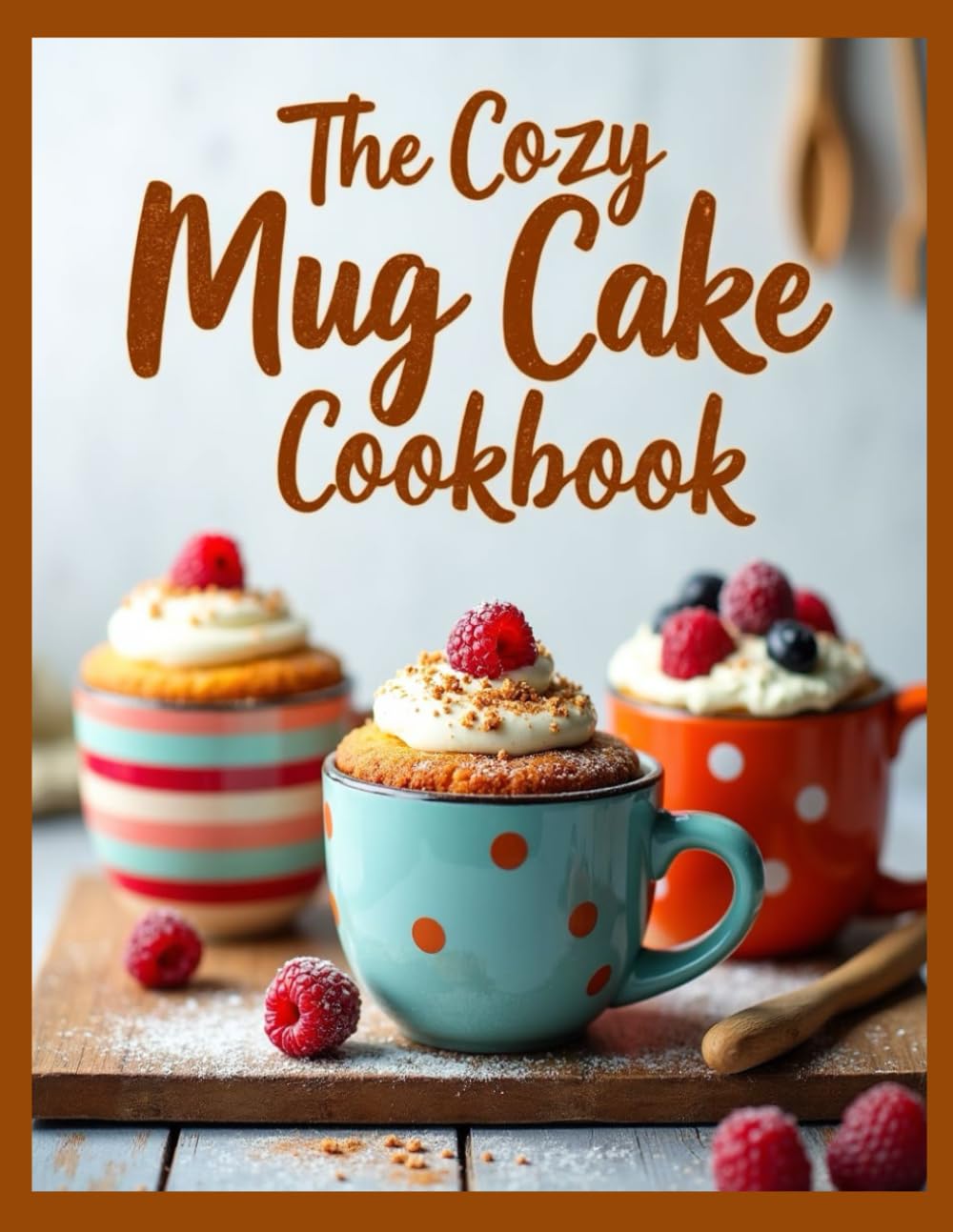 The Cozy Mug Cake Cookbook: 35 Microwave Comfort Cakes made in a Mug, Vibrant Color photos for each Recipe
