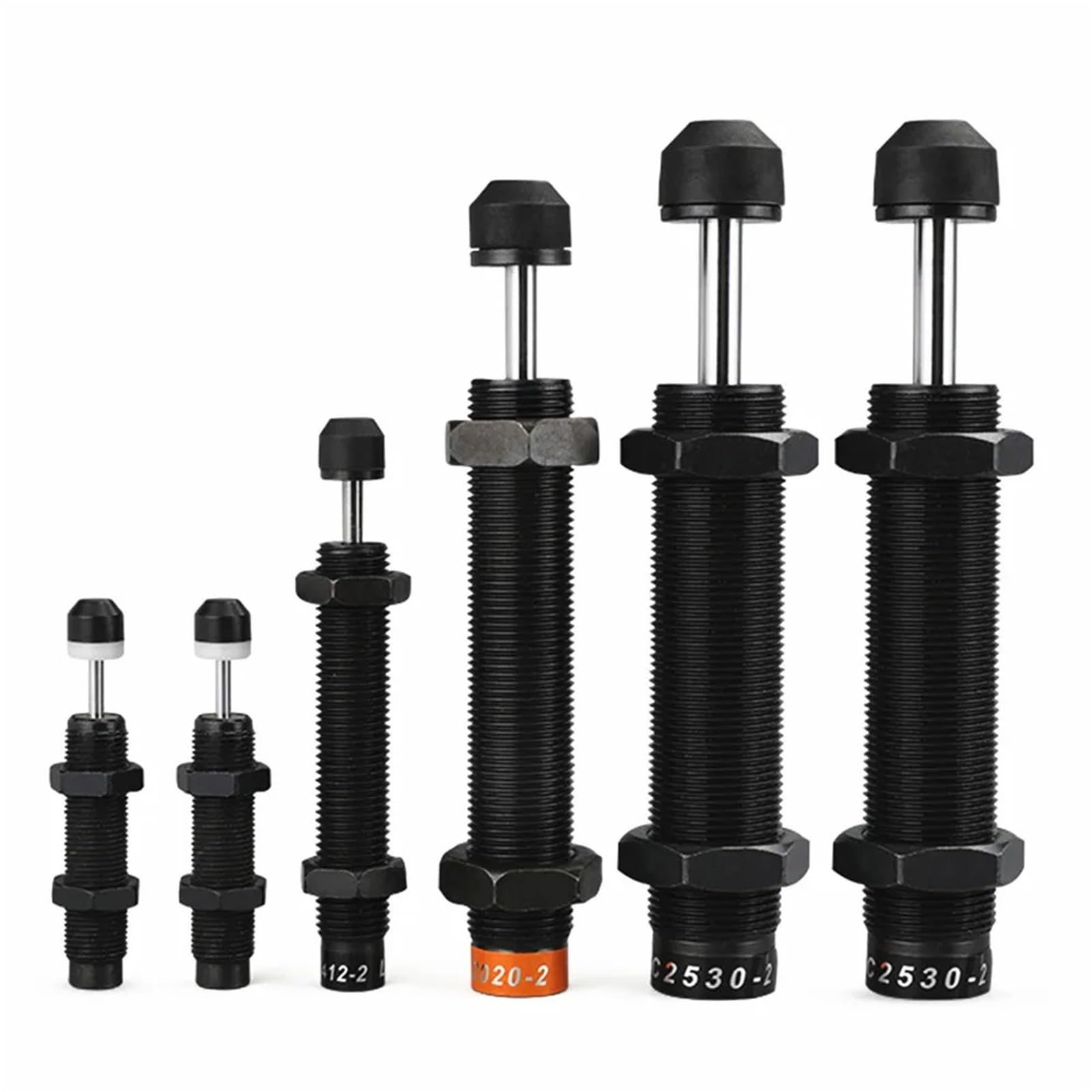 Amortiguadores de cilindro neumático serie AC con tapa de autocompensación, 1 unidad(AC1416)