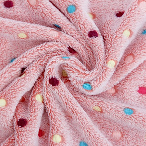 Pawz Road Dog Blanket Soft Fleece Pet Blanket Washable Cat Blanket For Couch Blanket Pink Medium #TOP1