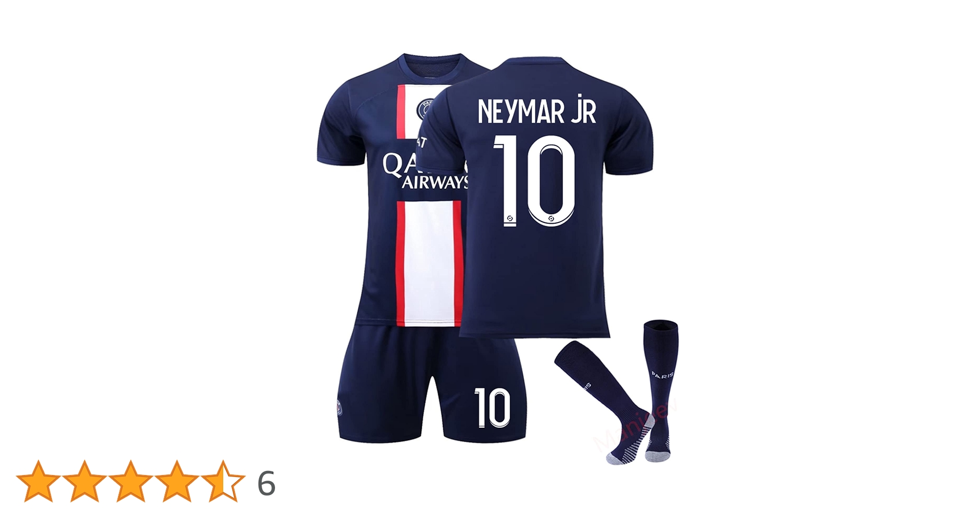 NEYMAR JR ユニフォーム 10番 【Lサイズ】 NEYMAR JR ユニフォーム 10番 【Lサイズ】 2022/23 PSG