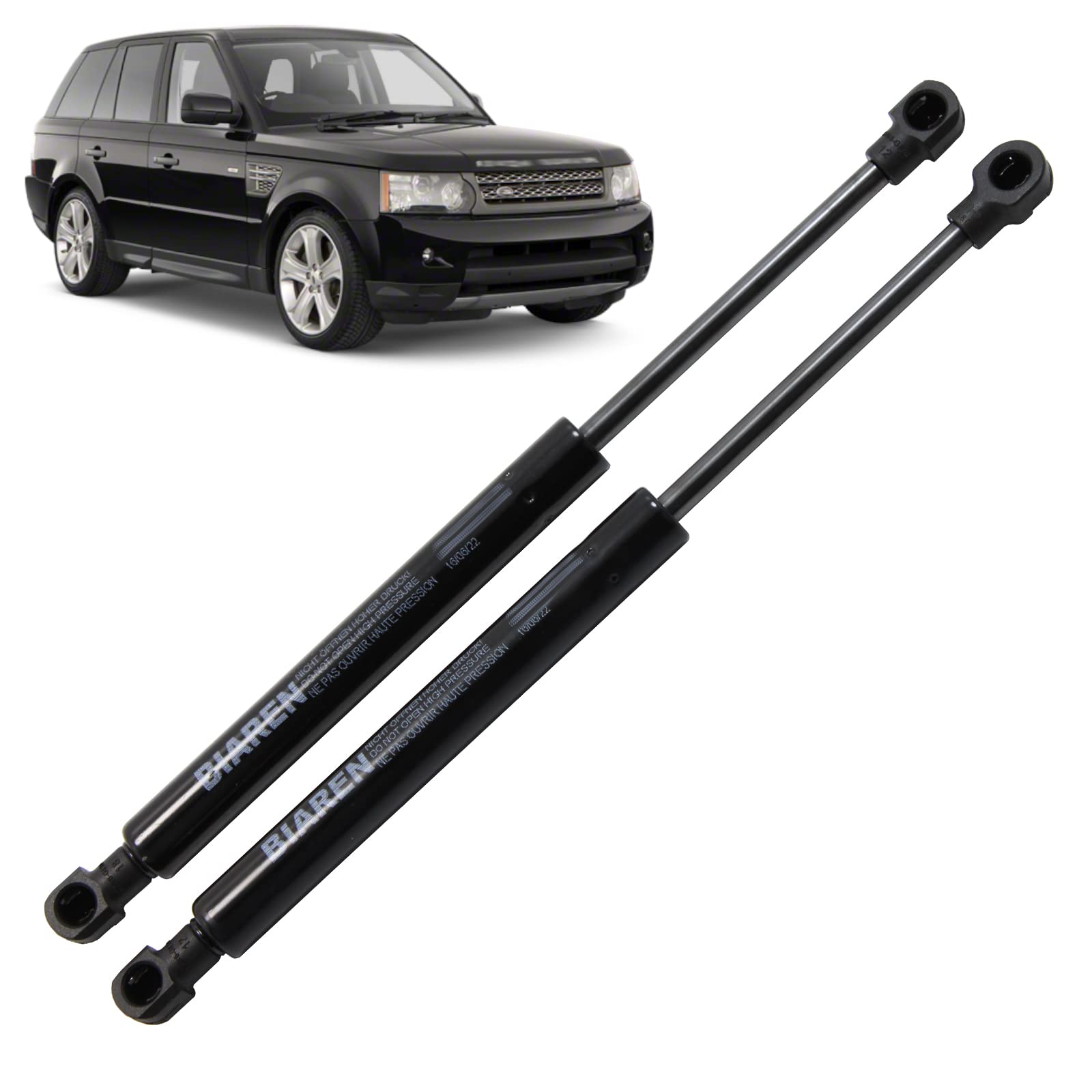 2x Front Bonnet Gas Struts For Range Rover L322 MK3 2002-2012 Lift Support System 410 (N) 294 MM - BKK760010 XH4216E610AA
