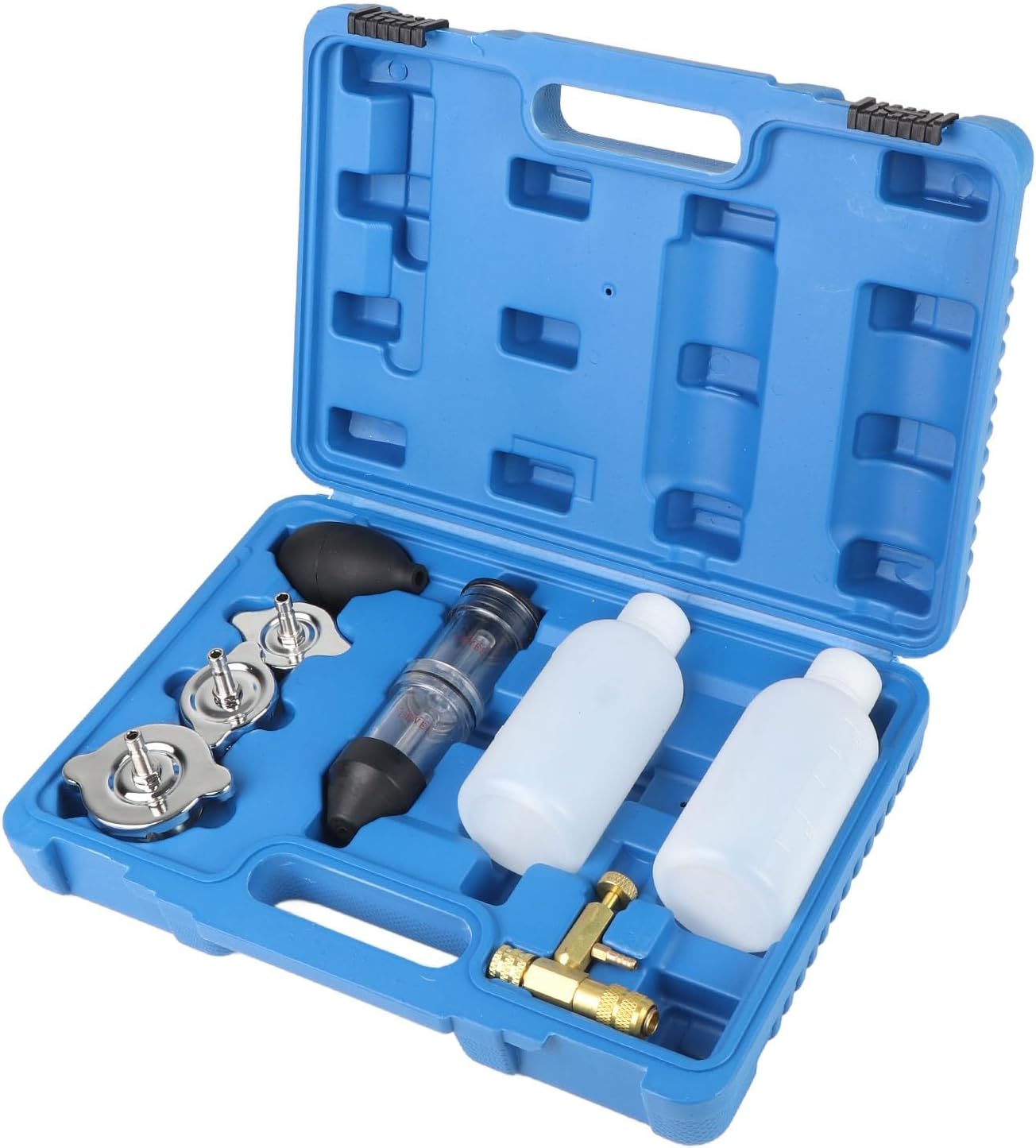 Aramox Combustion Leak Test Kit, Metal Head Gasket Tester, Detects CO2 Leaks for Cars, Trucks, Excavators
