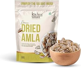 KitchenSmith Dried Amla - 200gm | Indian Gooseberry | Natural Source of Vitamin C | Supports Immunity & Digestion | Ideal for Snacking or Herbal Use
