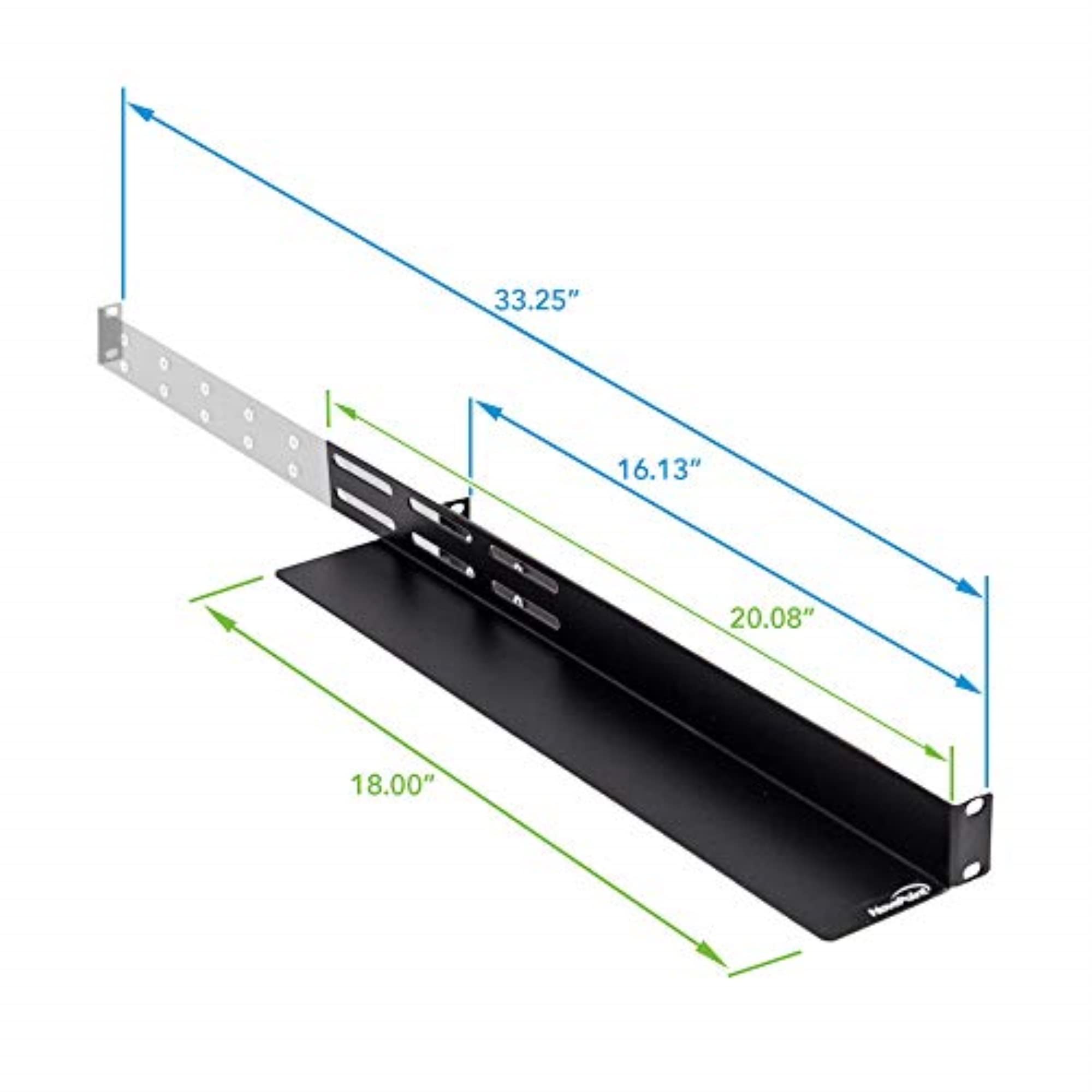 NavePoint Rieles Ajustables para Estante de Servidor, 1U