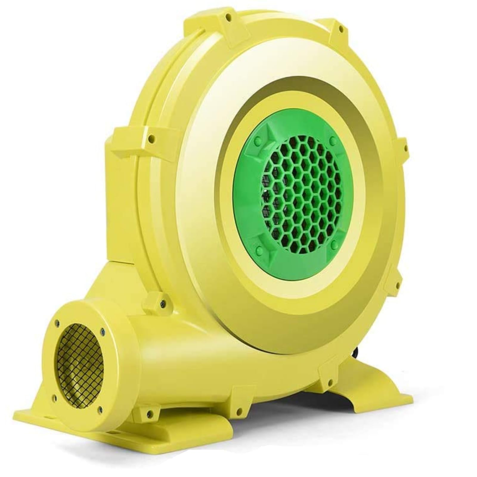 GYMAX Air Blower, Inflatable Bouncy Castle Blower with Ground Stakes, Electric Air Pump Fan for Bounce House, Jumper, Water Slide (680W)