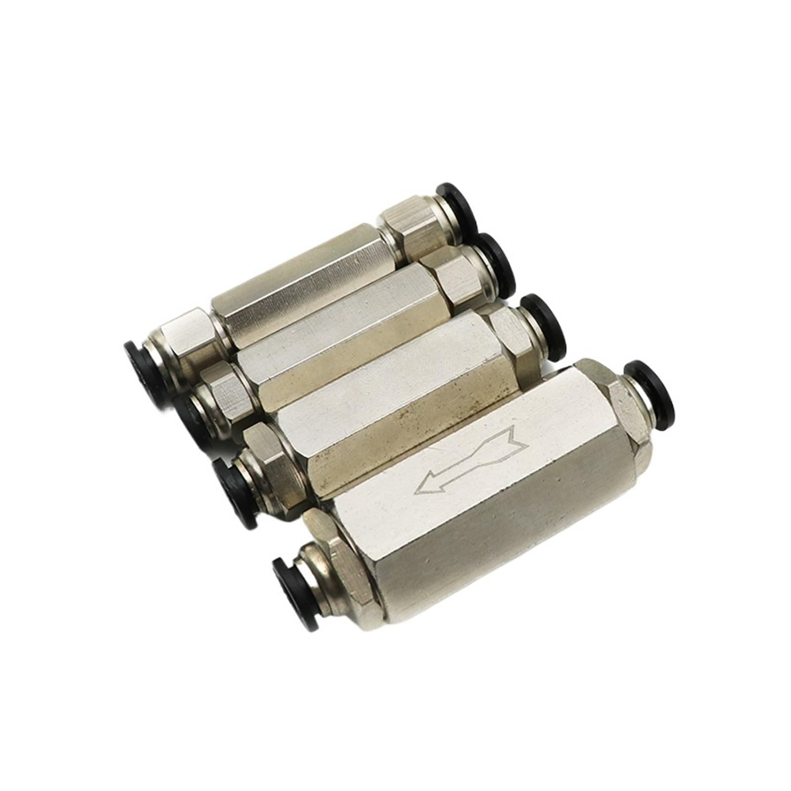 Pneumatyczny zawór zwrotny mosiężny 4 m 6 mm 8 mm 10 mm 1/4 3/8 1/2 cala adapter do montażu rur zawór jednokierunkowy do rury sprężarki powietrza (CV-04BSP)