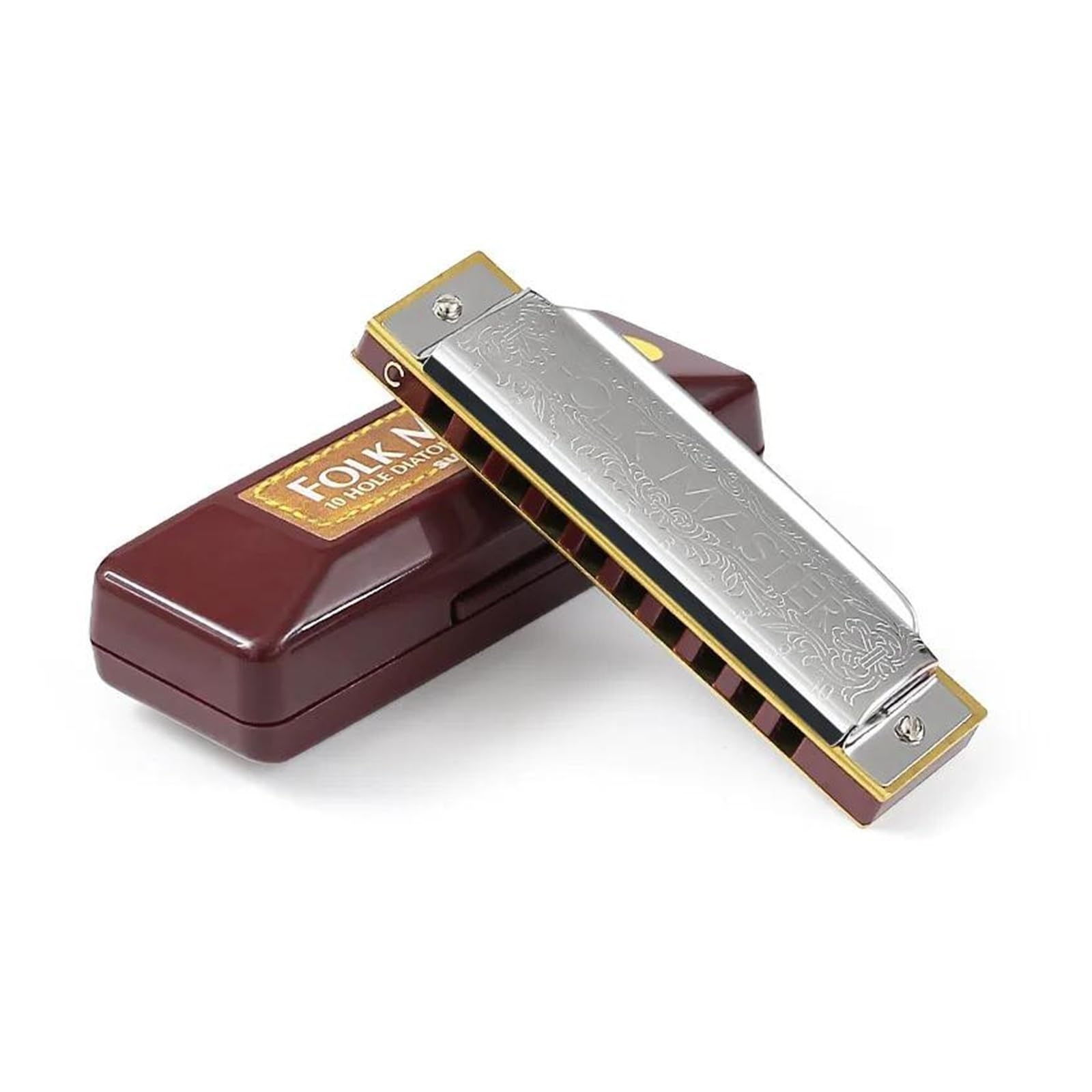 10 Hole Blues Harmonica gra klasy Blues C Key dla początkujący