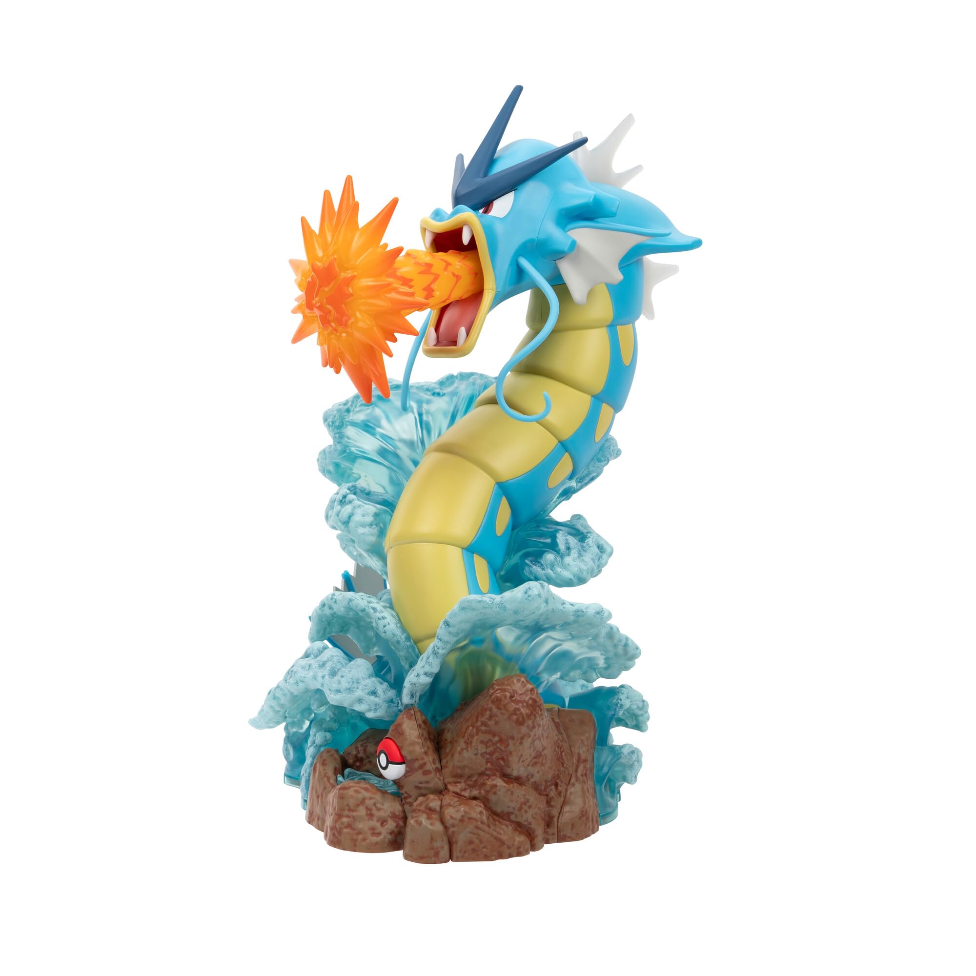 Pokémon Garados PKW3685 - Statua da collezione ufficiale con luce