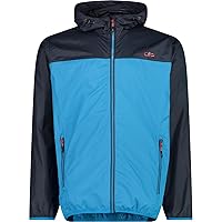 CMP - Giacca da Uomo con Cappuccio Antipioggia, Danube