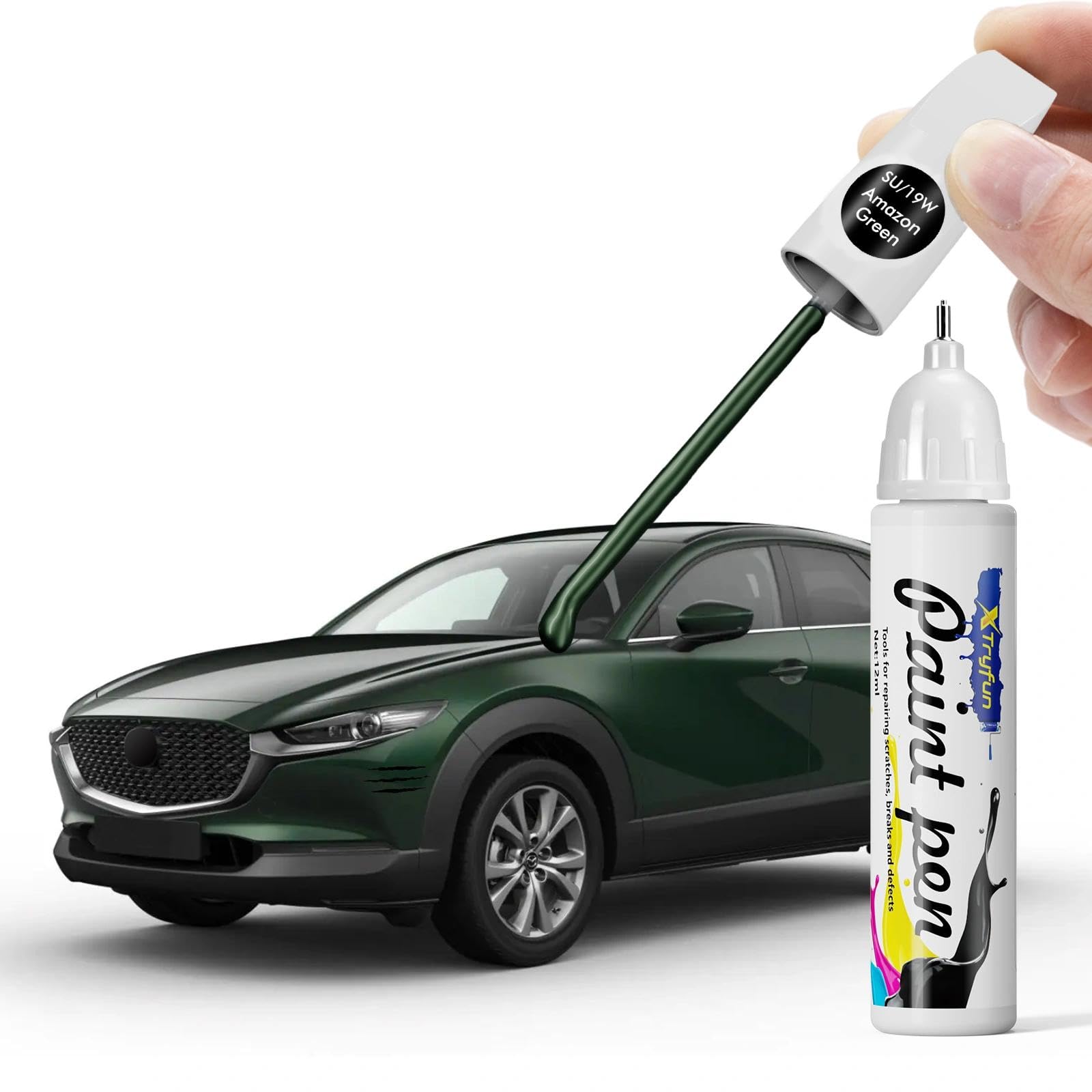 Amazon.com: XTryfun 19W Amazon Green Touch Up Paint Compatible