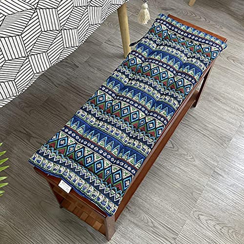 Darach Indoor/Outdoor Bench Cushion Cotton Garden Furniture Cushion,Fresco Bench Mat Long Swing Chair Cushion,Non Slip Quilted Bench Seat Cushion For Picnic,Swing,Wicker,Garden Bench,Dining Room #TOP1
