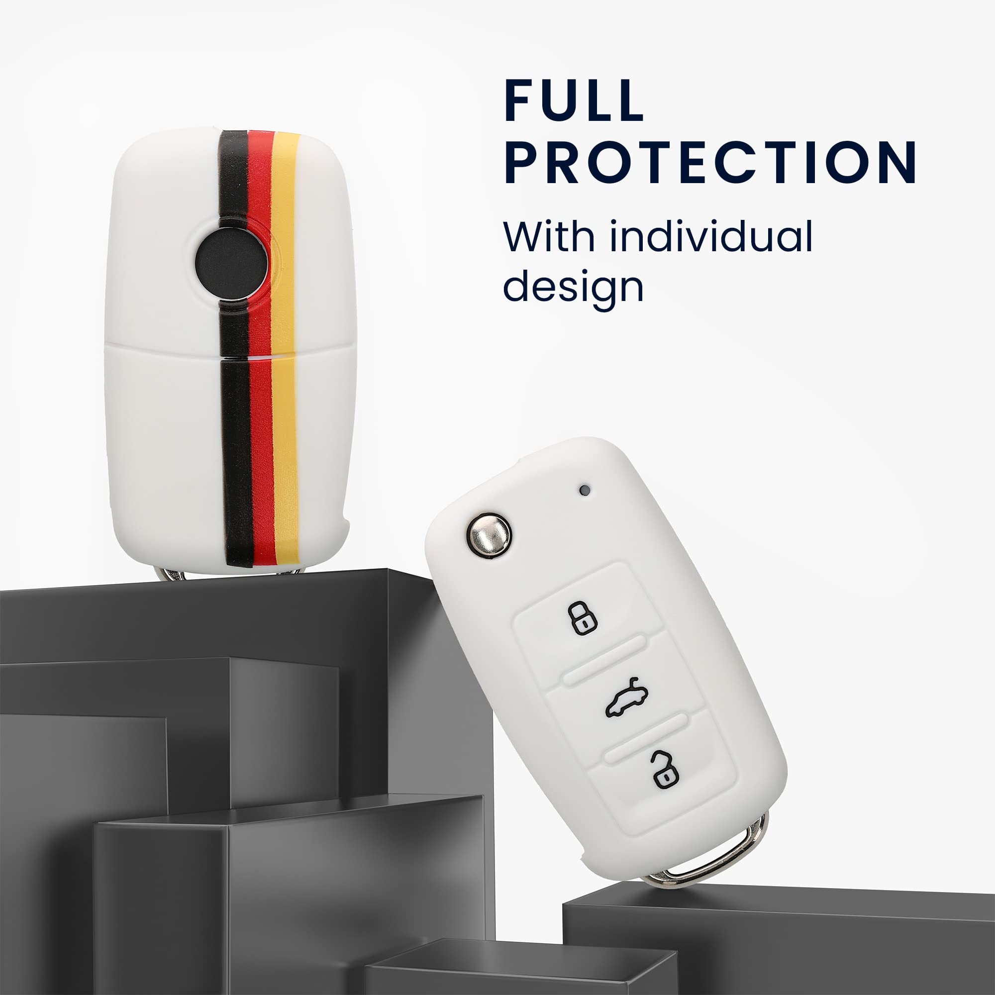 Coprichiave In Silicone Per VW Skoda Seat - Cover Protettiva Con 3 Tasti - Foto 5