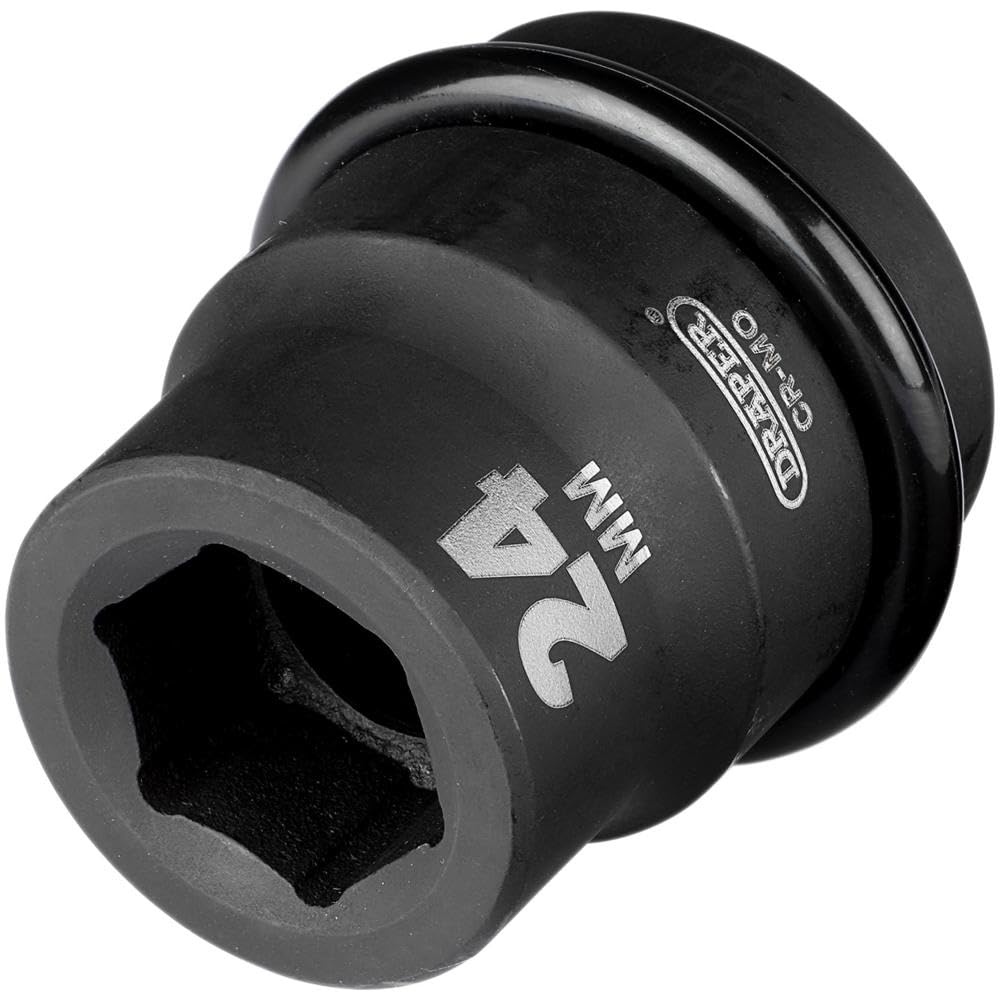 Draper Expert Hi-Torq® 6 Point Impact Socket, 1"" Sq. Dr., 24Mm
