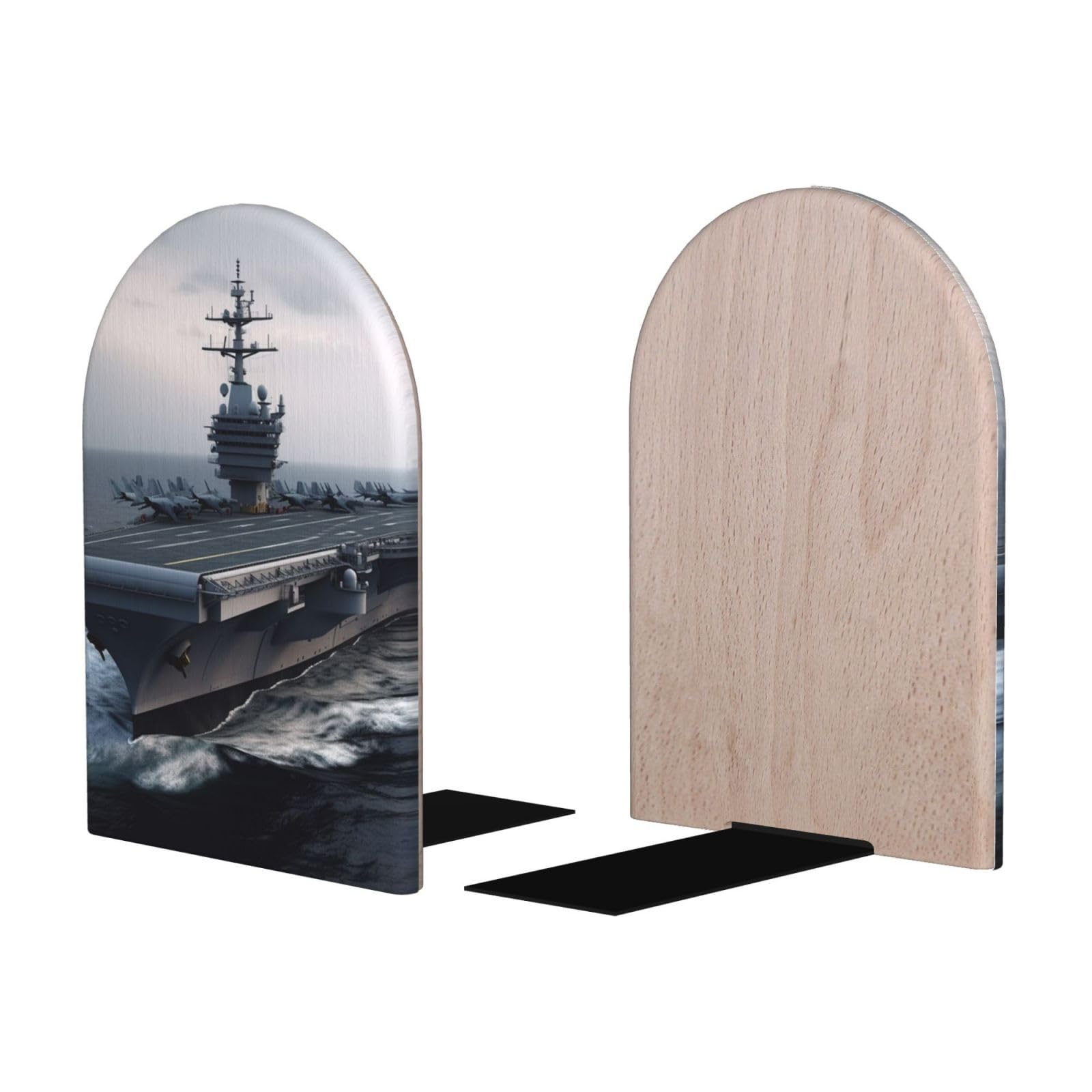 Serre-livres décoratifs antidérapants et robustes en bois