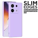 Pikkme Redmi Note 13 Pro 5G Back Cover Camera Protection Shockproof Soft Matte Silicone Back Case for Redmi Note 13 Pro 5G (Purple) gallery image