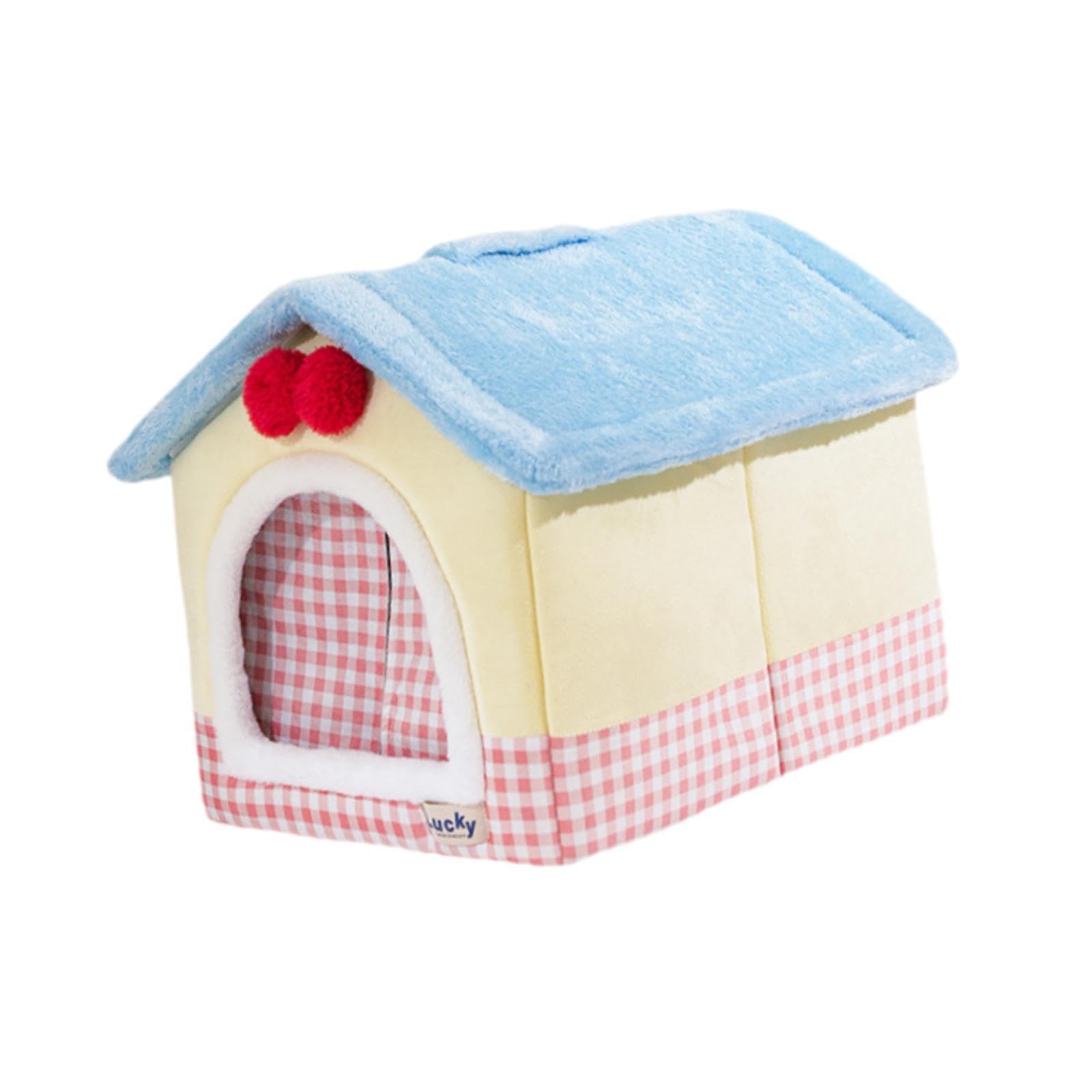 Nid pour chat peluche installé dans le salon tente cocon pour des nuits sereines XL