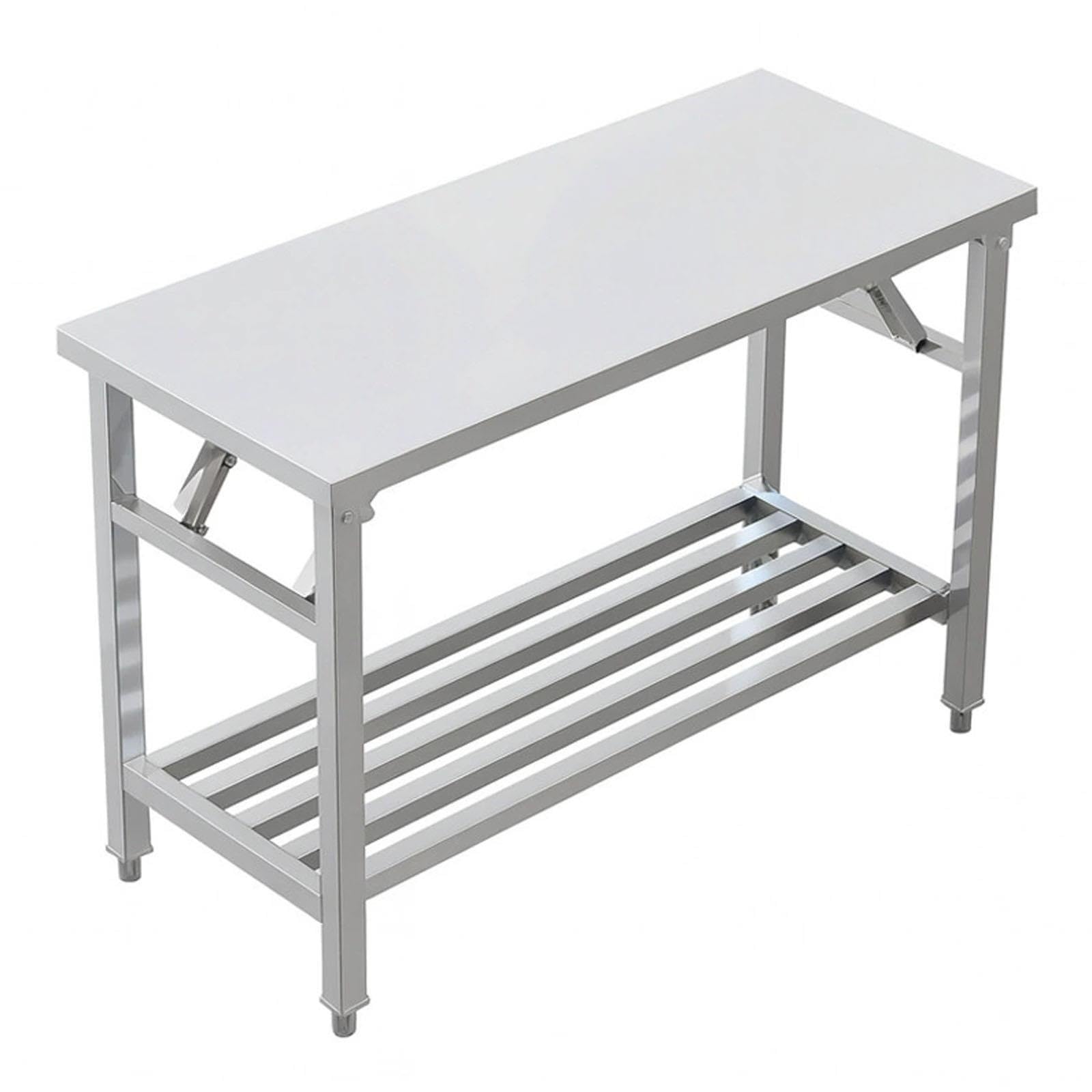 Tavolo Acciaio Inox 304, Banco da Lavoro, Piano di Lavoro Cucina