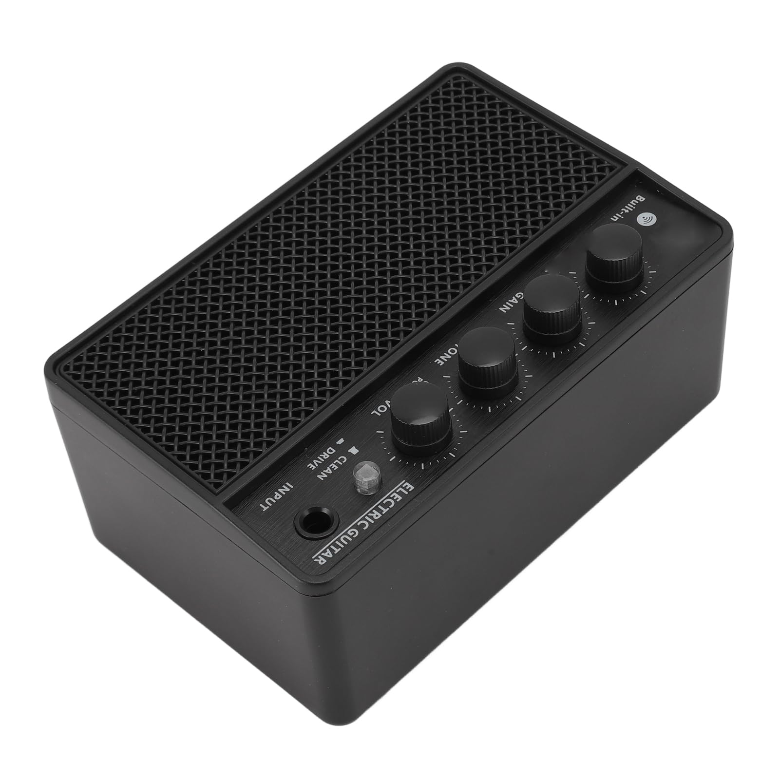 RiToEasysports Wzmacniacz do Gitary Basowej, 10 W Przenośny Wzmacniacz do Gitary Basowej, Wzmacniacz Combo do ćwiczeń z Zasilaniem USB C, Wejście Jack 6,35 Mm do ćwiczeń W Pomieszczeniach i na