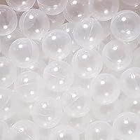 Vista 13 de Pelotas de Piscina de Pelotas para Niños, Bolas de Repuesto de Plástico de 2.2 Pulgadas, Paquete de 100, Colores Brillantes, Sin Ftalatos y BPA