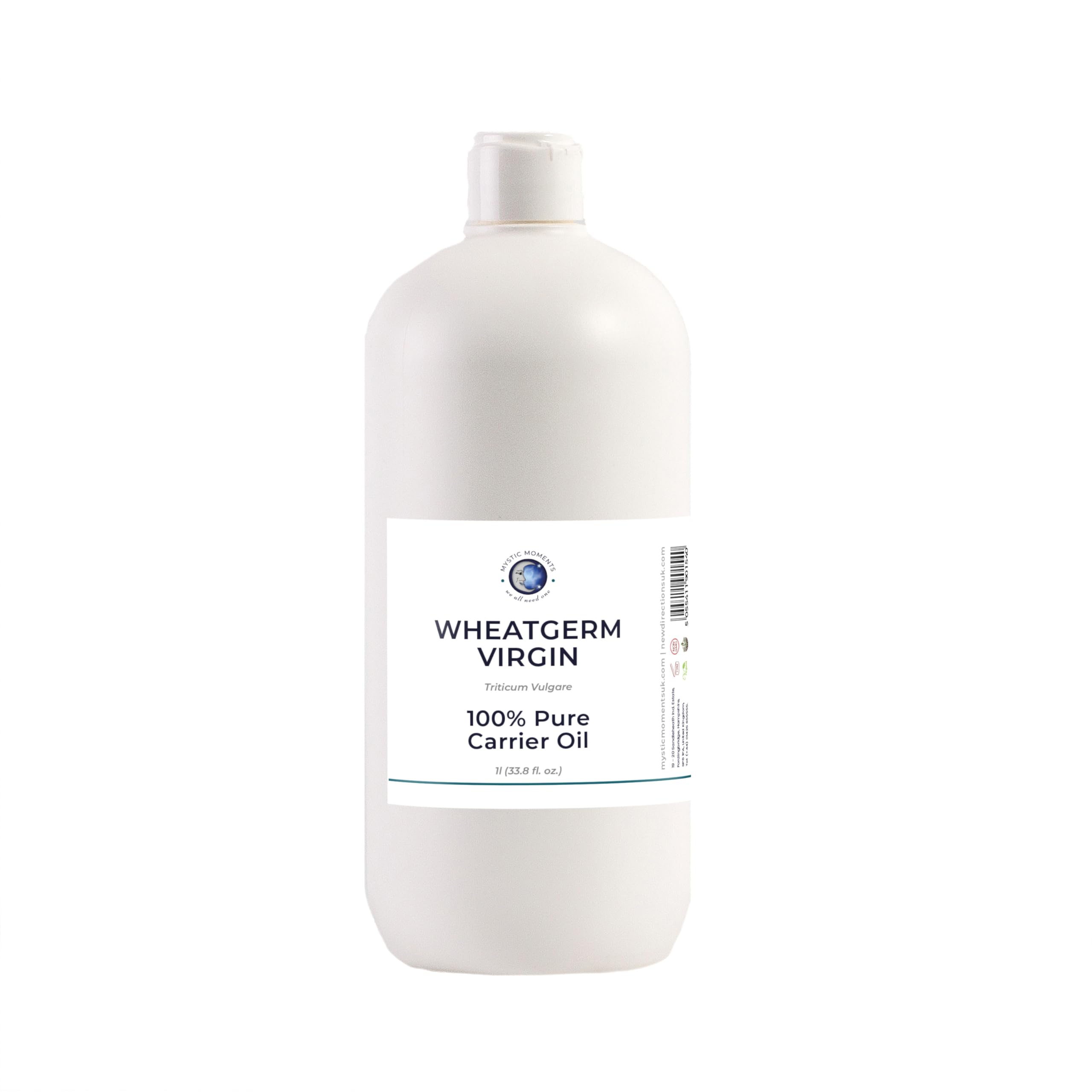 Mystic Moments | Wheatgerm Virgin Carrier Oil | 1 Litre