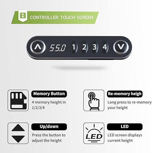 Miniatura 5 de Sileye V-US-63OW Escritorio, 63 x 30 pulgadas, blanco + roble