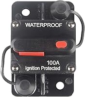 Vista 20 de Interruptor de circuitos manual para audio, 100 A/150 A, con botón, 12 V-24 V, CC, fusible, para sistemas de audio, para lancha, automóvil