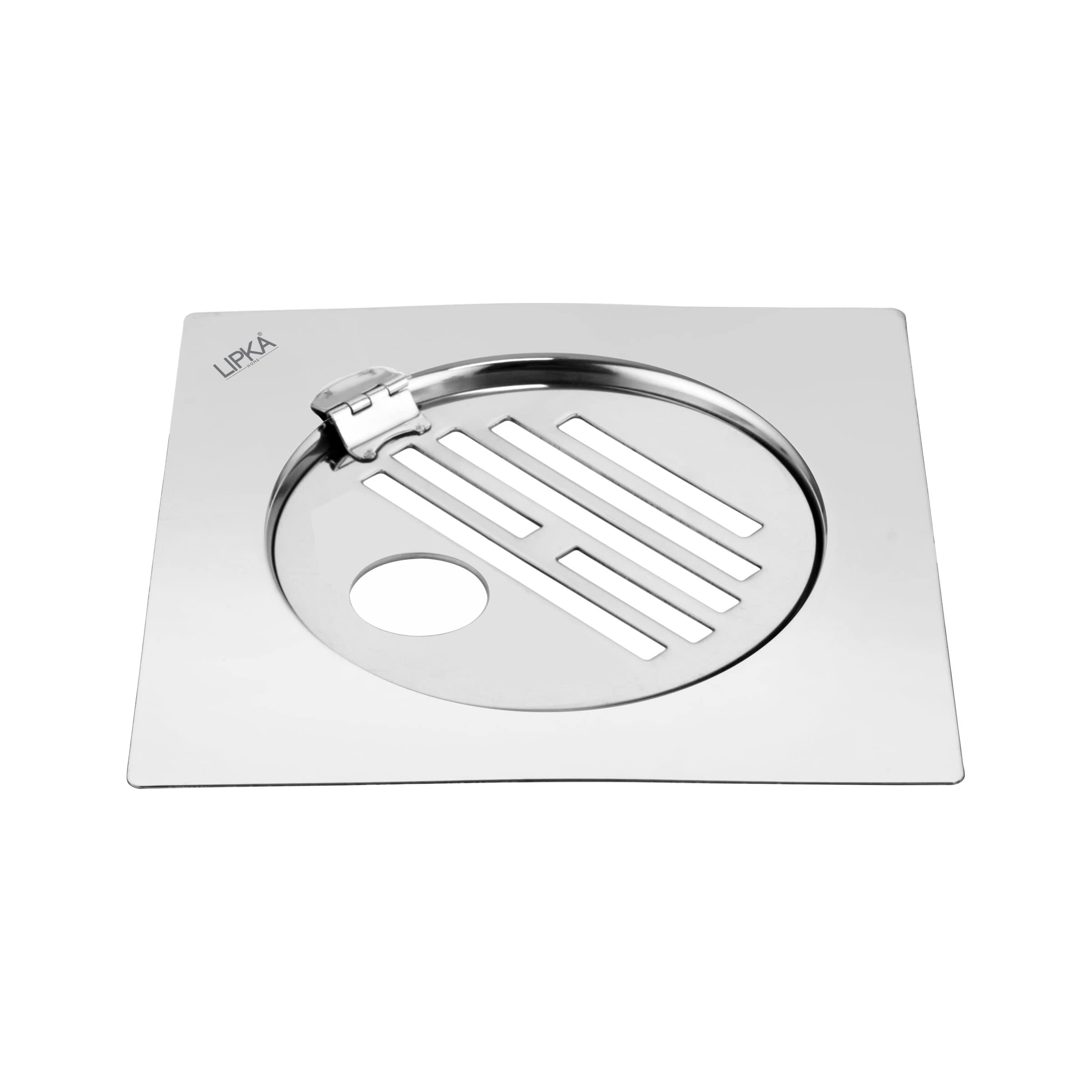 LIPKA Eon Square Flat Cut with Golden Classic Jali Floor Drain |Premium Stainless Steel |6 x 6 Inches| with Hinge & Hole| (B083ZGRBLT) Amazon Price History, Amazon Price Tracker