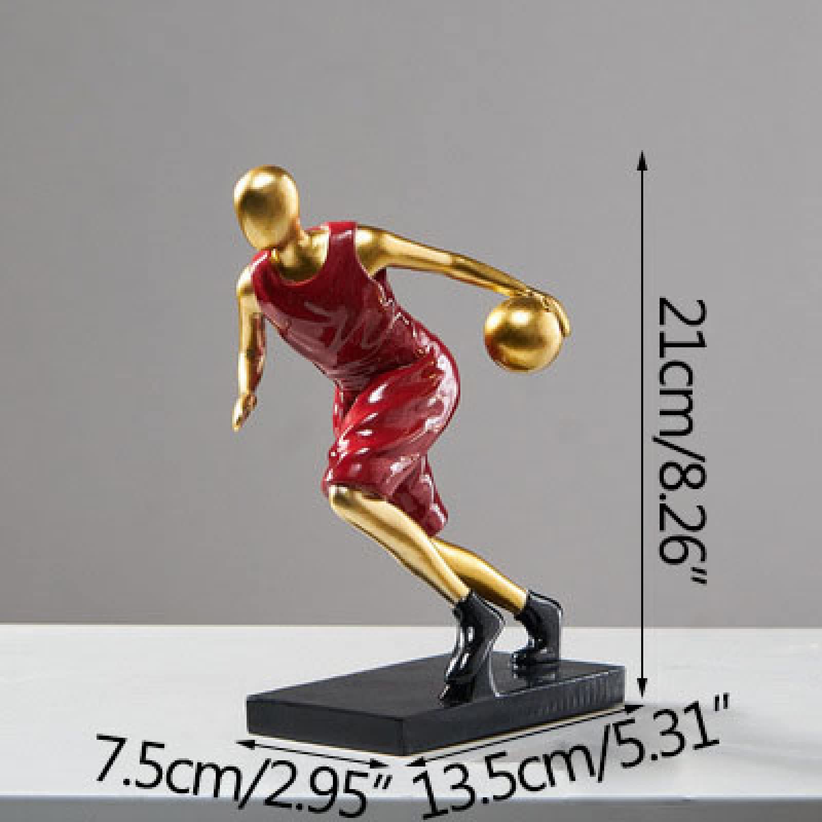 Amazon.co.jp: 彫刻の装飾 バスケットボール選手のアートウェア