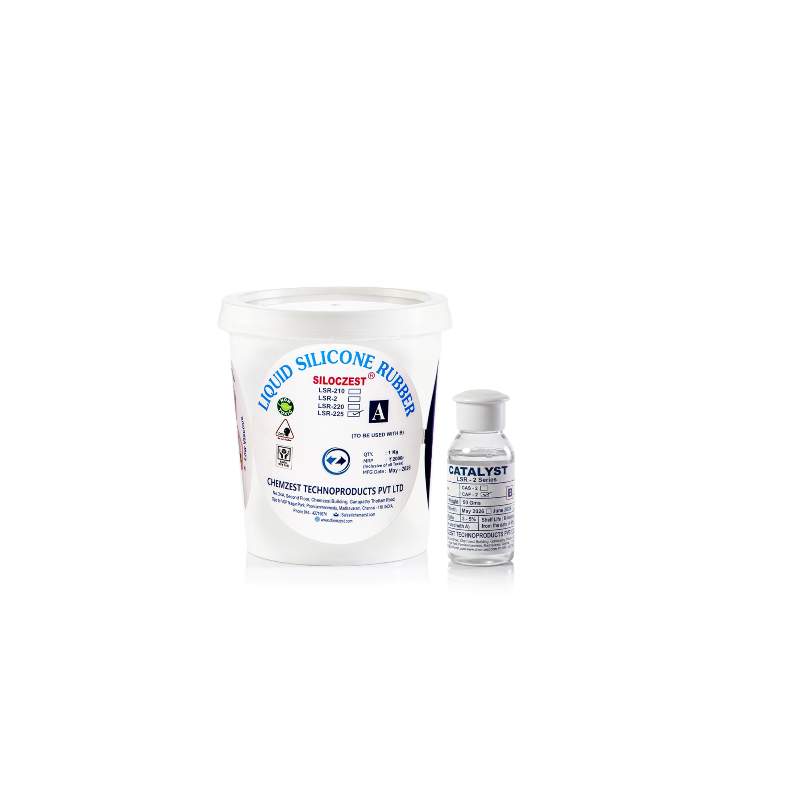 SILOCZEST LSR225 Liquid Silicone Rubber 1KG - Image 1