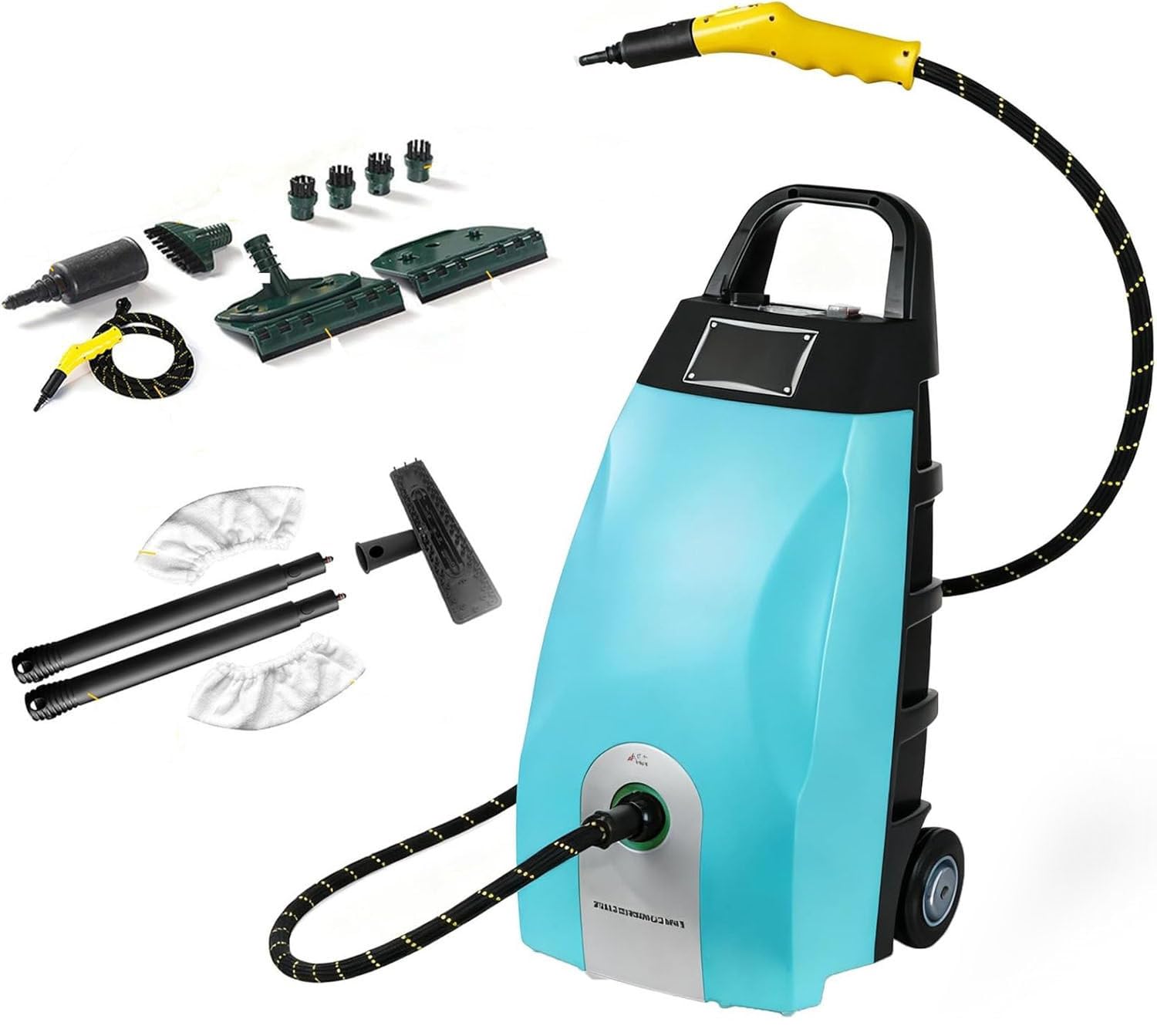 Multi-purpose Steam Cleaner 3000W Powerful Steamer High-Pressure Continuous Steam Washer with 3 5L Water Tank 6 Accessories Fast