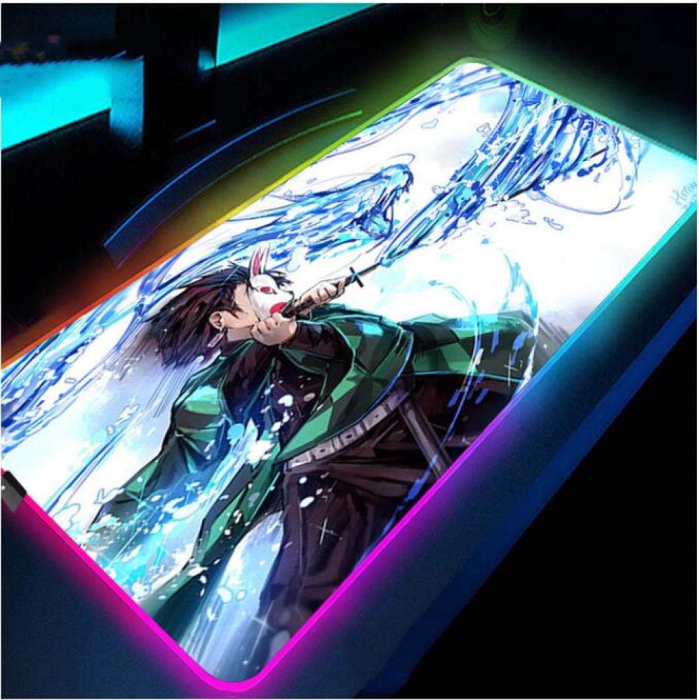 Buy Anime Demon Slayer Kimetsu No Yaiba Large LED Light Gaming Mouse