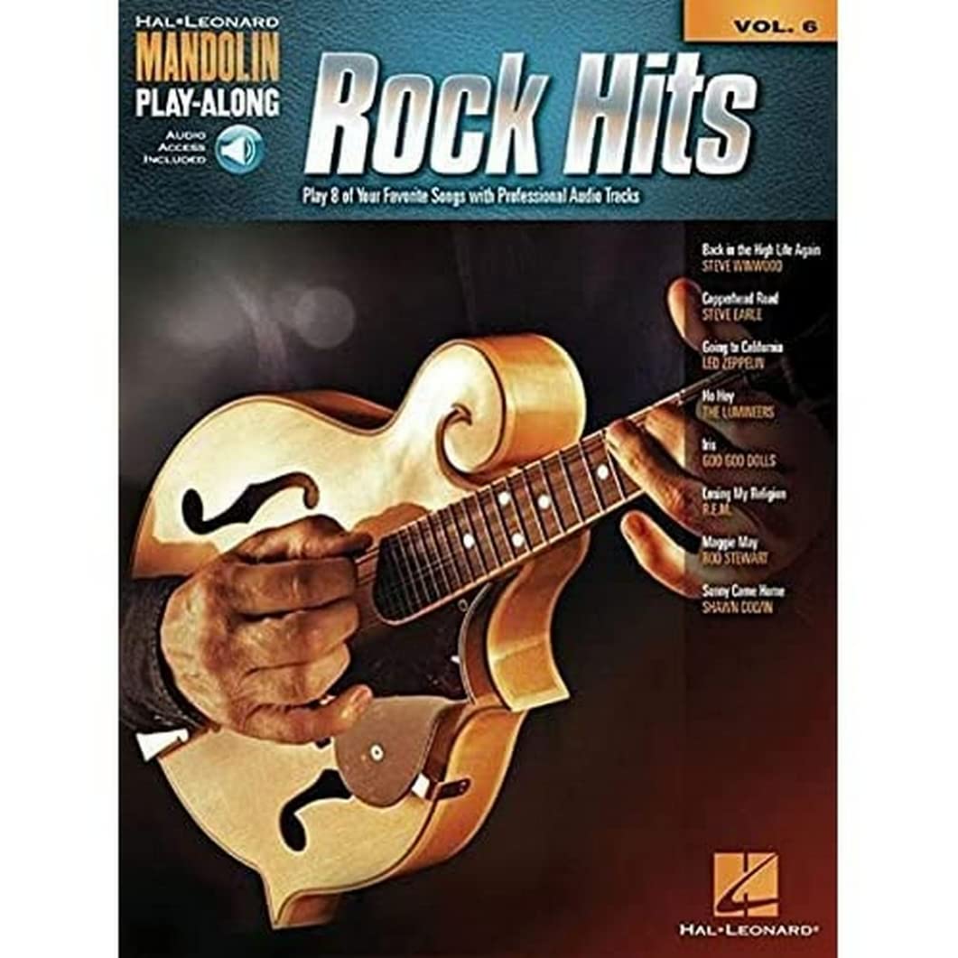 Rock Hits - Mandolin Play-Along Volume 6 | Mandolin Sheet Music with Online Audio Access | TAB Arrangements of Classic Rock Songs | Mandolin Songbook for Learning and Practice (Mandolin Play-along, 6)
