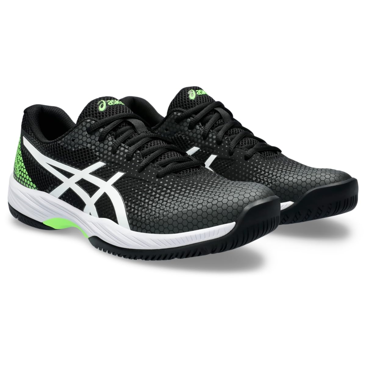 Asics Men's Gel-Game 9 Pickleball Tennis Shoe, 7, Black/White