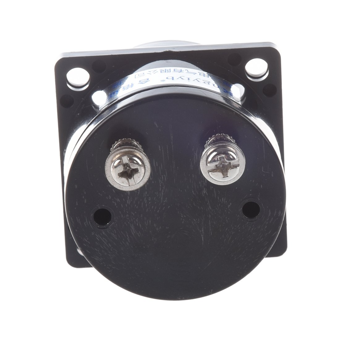 0-300V AC Round Analog Panel Voltmeter - Black Dial, For Monitoring Voltage