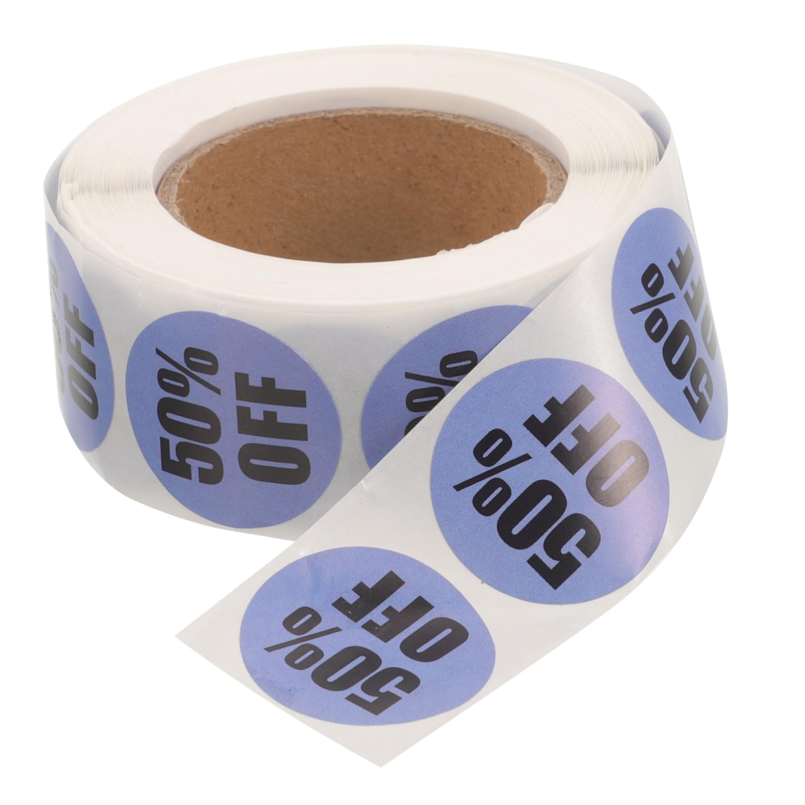 Sewroro 1 Roll Self-Adhesive Label Labels Tag Nail Sticker Supermarket Decals Circle Decals Circle Percent Off Decals Supermarket Label Commodity Stickers