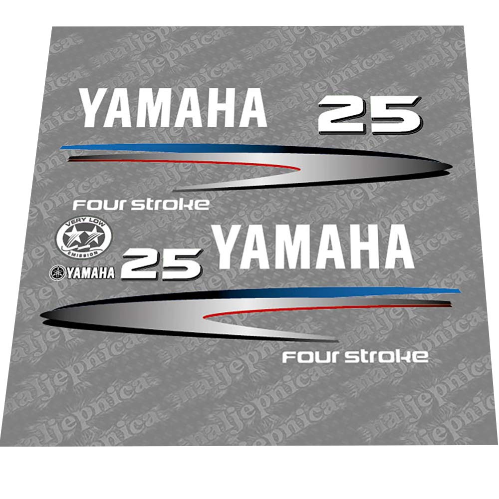 Yamaha 25 Four S.2002-2006 Decal (Sticker) Set
