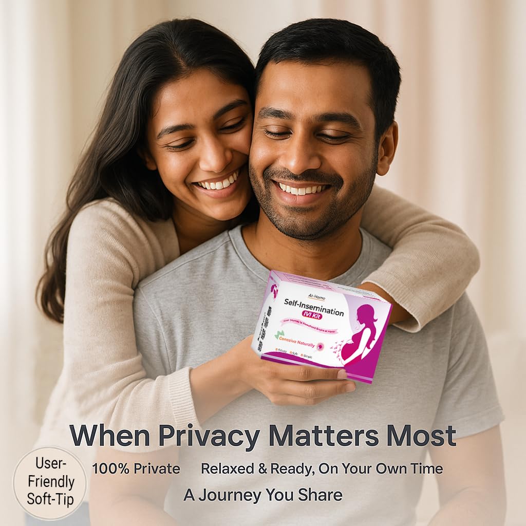 PregaPath At-Home Self-Insemination Kit – Safe, Easy, Discreet Natural Conception Aid, Private IVI Alternative, Conceive Without Intercourse – Pack of 3 Kits Includes Ovulation & Pregnancy Tests 4