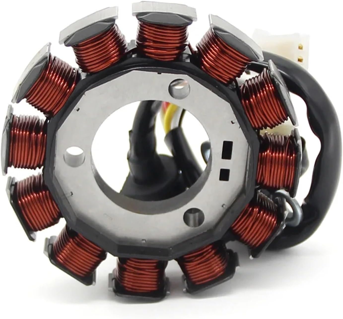 Motorcycle Ignition Coil Stator Compatible With Yamaha TTR110 TT-R110 2008 2009 2010 2011-2017 OEM:5B6-H1410-00 5B6-H1410-01 Stator Coil