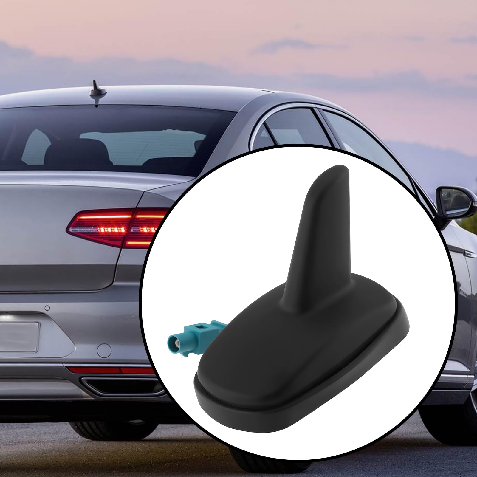 Antenna sul Tetto per Veicolo 6,3x5,2x8,2cm Compatibile con VW Golf 5 6 Compatibile con Passat