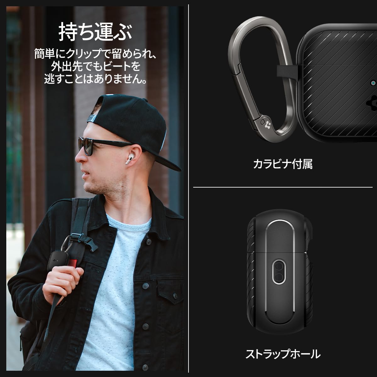 Amazon | Spigen Airpods Pro2 ケース Magsafe 磁気充電対応